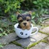 Discount 😀 Animal Statues Hi-Line Gift Ltd. Teacup Yorkshire Terrier Puppy Statue 🎁 1 Discount 😀 Animal Statues Hi-Line Gift Ltd. Teacup Yorkshire Terrier Puppy Statue 🎁 -Garden Statues Shop masterHILI549