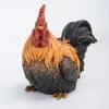 Outlet 🎁 Animal Statues Hi-Line Gift Ltd. Squatting Rooster Statue 😀 -Garden Statues Shop masterHILI582