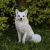 Promo 🔥 Animal Statues Hi-Line Gift Ltd. Snow Fox Statue 😍 -Garden Statues Shop masterHILI615
