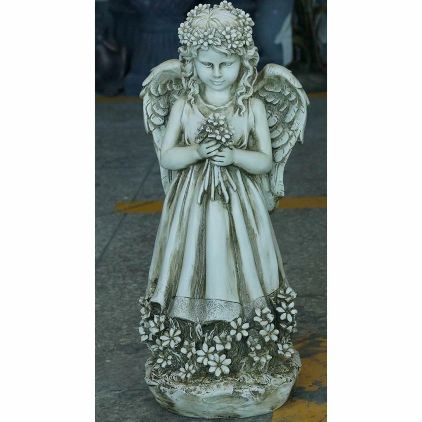 Buy ๐ฅฐ Angel & Cherub Statues Hi-Line Gift Ltd. Angle Holding Flowers Garden Statue ๐ 3 Buy ๐ฅฐ Angel & Cherub Statues Hi-Line Gift Ltd. Angle Holding Flowers Garden Statue ๐