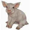 New 😉 Animal Statues Hi-Line Gift Ltd. Small Sitting Pig Statue 👏 2 New 😉 Animal Statues Hi-Line Gift Ltd. Small Sitting Pig Statue 👏 -Garden Statues Shop masterHILI813