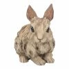 Best deal 👏 Animal Statues Hi-Line Gift Ltd. Small Driftwood Rabbit Garden Statue 🎁 -Garden Statues Shop masterHILI970