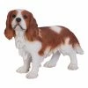 Best deal ⌛ Animal Statues Hi-Line Gift Ltd. Brown And White King Charles Spaniel Standing Garden Statue 🎁 -Garden Statues Shop masterHILI985