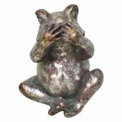 Coupon ✔️ Animal Statues Jeco Speak No Evil Frog Garden Statue 👏