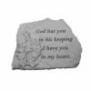 Outlet 👏 Other Garden Statues Kay Berry God Has You In His Keeping Memorial Stone - Ivy Design 👍 2 Outlet 👏 Other Garden Statues Kay Berry God Has You In His Keeping Memorial Stone - Ivy Design 👍 -Garden Statues Shop masterKAY468