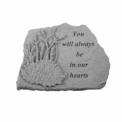 Best Sale ✔️ Other Garden Statues Kay Berry In Our Hearts Memorial Stone - Lavender Design 🎁