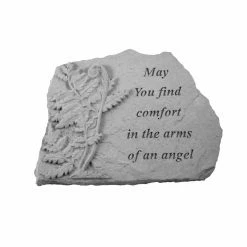 Cheap 🛒 Other Garden Statues Kay Berry May You Find Comfort Memorial Stone - Fern Design ✔️