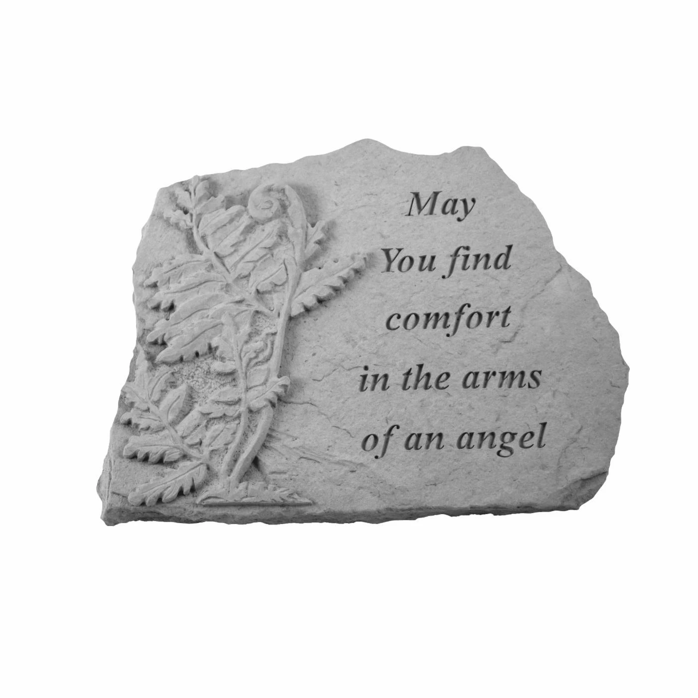 Cheap 🛒 Other Garden Statues Kay Berry May You Find Comfort Memorial Stone - Fern Design ✔️ 3 Cheap 🛒 Other Garden Statues Kay Berry May You Find Comfort Memorial Stone - Fern Design ✔️