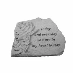 Best reviews of ⭐ Other Garden Statues Kay Berry Today And Everyday Memorial Stone - Fern Design ✨