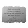 Buy 👍 Other Garden Statues Kay Berry Softly In The Morning Memorial Stone - Rosemary Design 🤩 1 Buy 👍 Other Garden Statues Kay Berry Softly In The Morning Memorial Stone - Rosemary Design 🤩 -Garden Statues Shop masterKAY482