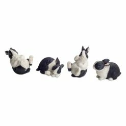 New 👏 Yard Art Melrose International Rabbit Sculpture - 16 Piece Set 😉