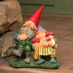 Best reviews of ๐ Garden Gnomes Sunnydaze Decor Al And Anita On Bench Gnome ๐คฉ