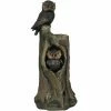 Cheap ✨ Sunnydaze Decor Animal Statues Sunnydaze Owl Duo On Tree Stump Statue 👏 -Garden Statues Shop masterNETH1452