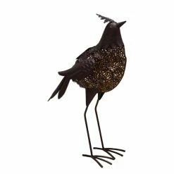 Cheapest ✔️ Animal Statues Oakland Living 🔨 Hammer Tone Bird Garden Statue With Solar Light And Ground Stake 😀