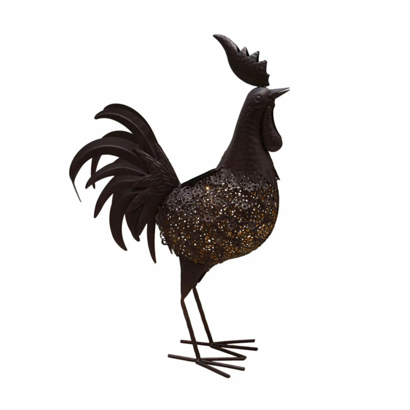 New 🤩 Animal Statues Oakland Living 🔨 Hammer Tone Rooster Garden Statue With Solar Light And Ground Stake 🔔 3 New 🤩 Animal Statues Oakland Living 🔨 Hammer Tone Rooster Garden Statue With Solar Light And Ground Stake 🔔