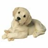 Cheapest 👍 Animal Statues Sandicast Life Size Yellow Labrador Retriever Pup Sculpture - Laying 💯