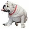 Buy ✔️ Animal Statues Sandicast Life Size Large White Bulldog Sculpture 🥰 -Garden Statues Shop masterSAND037