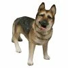 New ⭐ Animal Statues Sandicast Mid Size German Shepherd Sculpture 🌟 -Garden Statues Shop masterSAND105