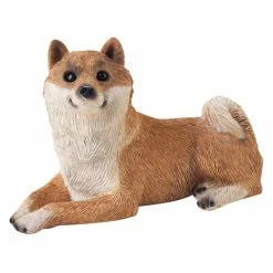 Promo 🔥 Animal Statues Sandicast Small Size Red Shiba Inu Sculpture 🎁