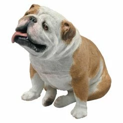 Hot Sale 🛒 Animal Statues Sandicast Mid Size Fawn Bulldog Sculpture 💯