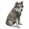 Discount 🎁 Animal Statues Sandicast Mid Size Gray Mexican Wolf Sculpture 💯 -Garden Statues Shop masterSAND273