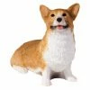 Best Sale 🌟 Animal Statues Sandicast Small Size Red Pembroke Welsh Corgi Sculpture ⭐
