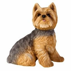 Discount 🔥 Animal Statues Sandicast Small Size Yorkshire Terrier Sculpture 👍