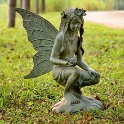 Outlet 🌟 San Pacific International Fairy Statues Fairy Garden Sculpture ✔️