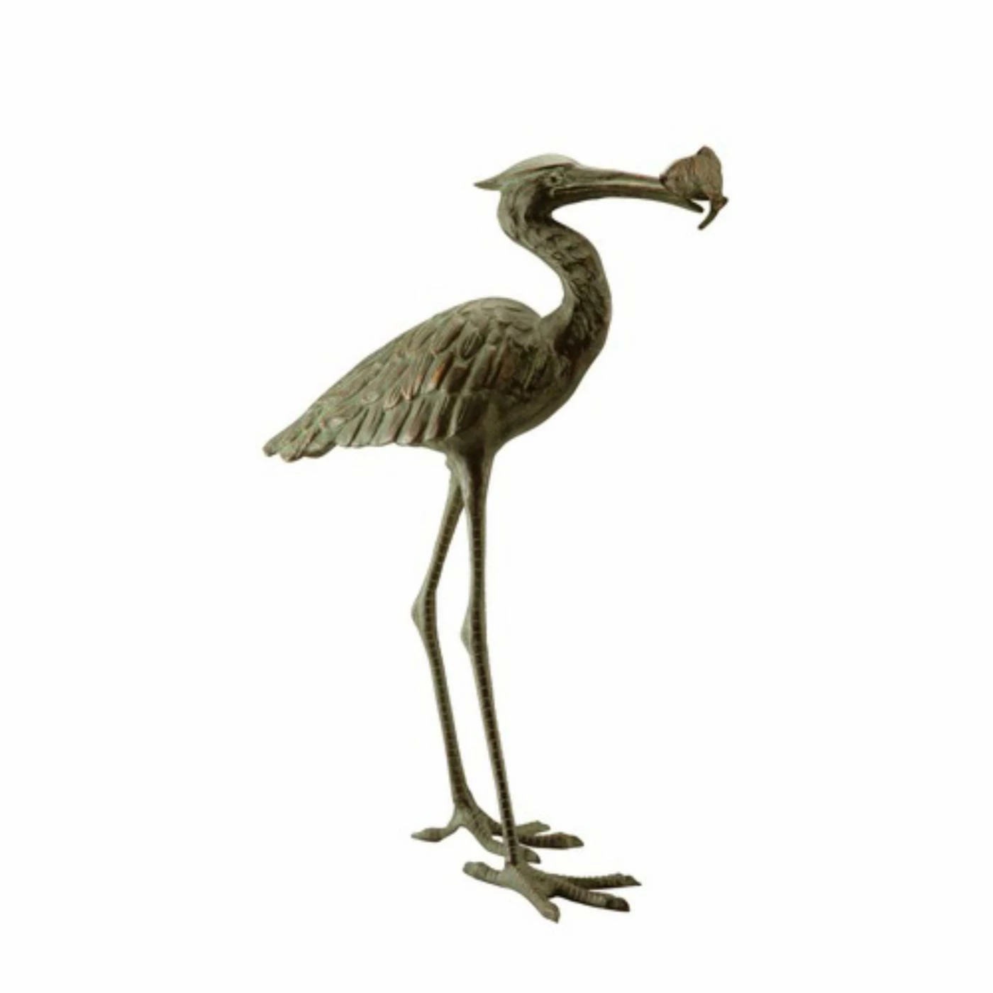 Best Sale ๐ San Pacific International Animal Statues Fish Eating Crane ๐ 3 Best Sale ๐ San Pacific International Animal Statues Fish Eating Crane ๐
