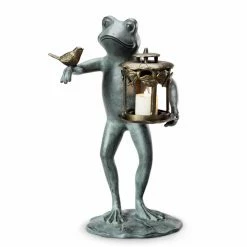 Buy ⌛ Animal Statues San Pacific International Frog And Bird Garden Lantern ❤️