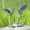 Budget 😉 Animal Statues San Pacific International Exalted Crane Garden Statue - Set Of 2 😀