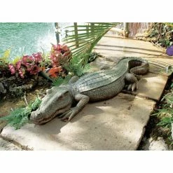 Coupon 🥰 Animal Statues Design Toscano The Swamp Beast Crocodile Garden Statue ✨