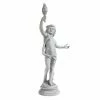 Cheap 🛒 Angel & Cherub Statues Design Toscano Lighting The Heavens Grande Cherub Sentinel Statue - Right Arm Raised 🎁 -Garden Statues Shop masterTOSC1040