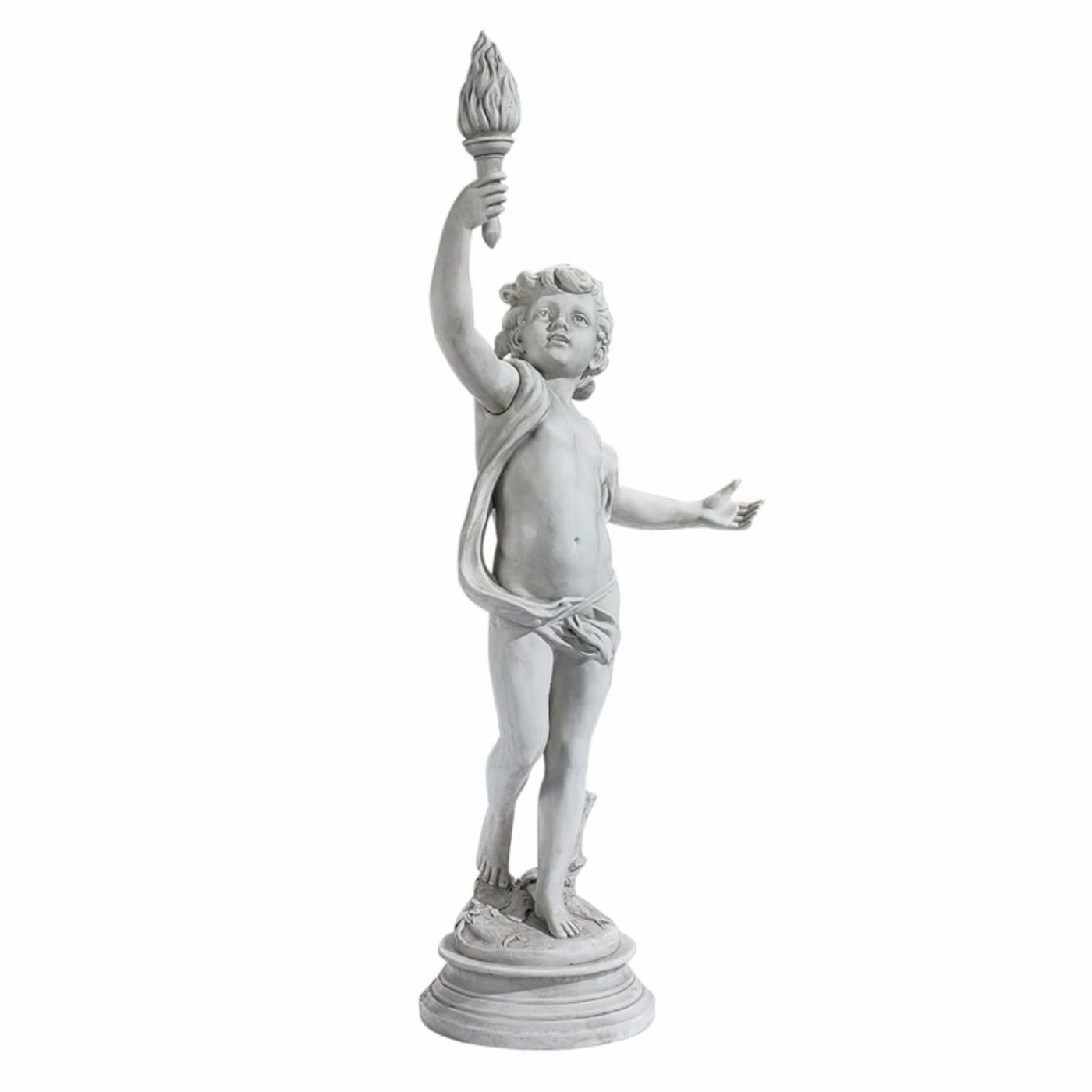 Cheap ๐ Angel & Cherub Statues Design Toscano Lighting The Heavens Grande Cherub Sentinel Statue - Right Arm Raised ๐ 3 Cheap ๐ Angel & Cherub Statues Design Toscano Lighting The Heavens Grande Cherub Sentinel Statue - Right Arm Raised ๐
