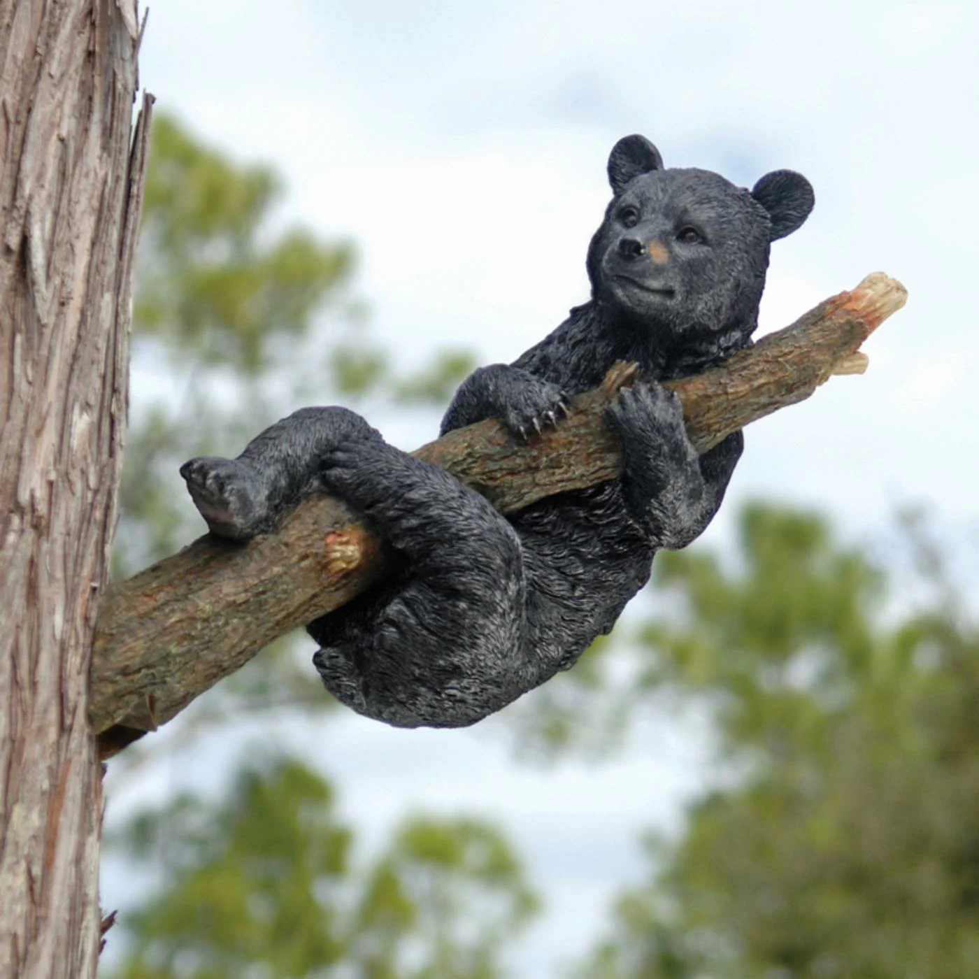 Hot Sale ๐ Animal Statues Design Toscano Up A Tree Hanging Black Bear Cub Sculpture ๐ 3 Hot Sale ๐ Animal Statues Design Toscano Up A Tree Hanging Black Bear Cub Sculpture ๐