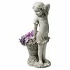 Best deal 🎁 Children Statues Design Toscano Frances The Flower Girl Statue 💯 -Garden Statues Shop masterTOSC1419