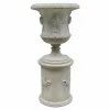 Cheap 🛒 Other Garden Statues Design Toscano Goddess Flora Architectural Urn Garden Statue With Plinth ✔️ -Garden Statues Shop masterTOSC1569