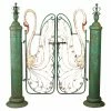 Hot Sale 🎁 Other Garden Statues Design Toscano Swan Serenade Entryway Garden Gate 😀 -Garden Statues Shop masterTOSC1615