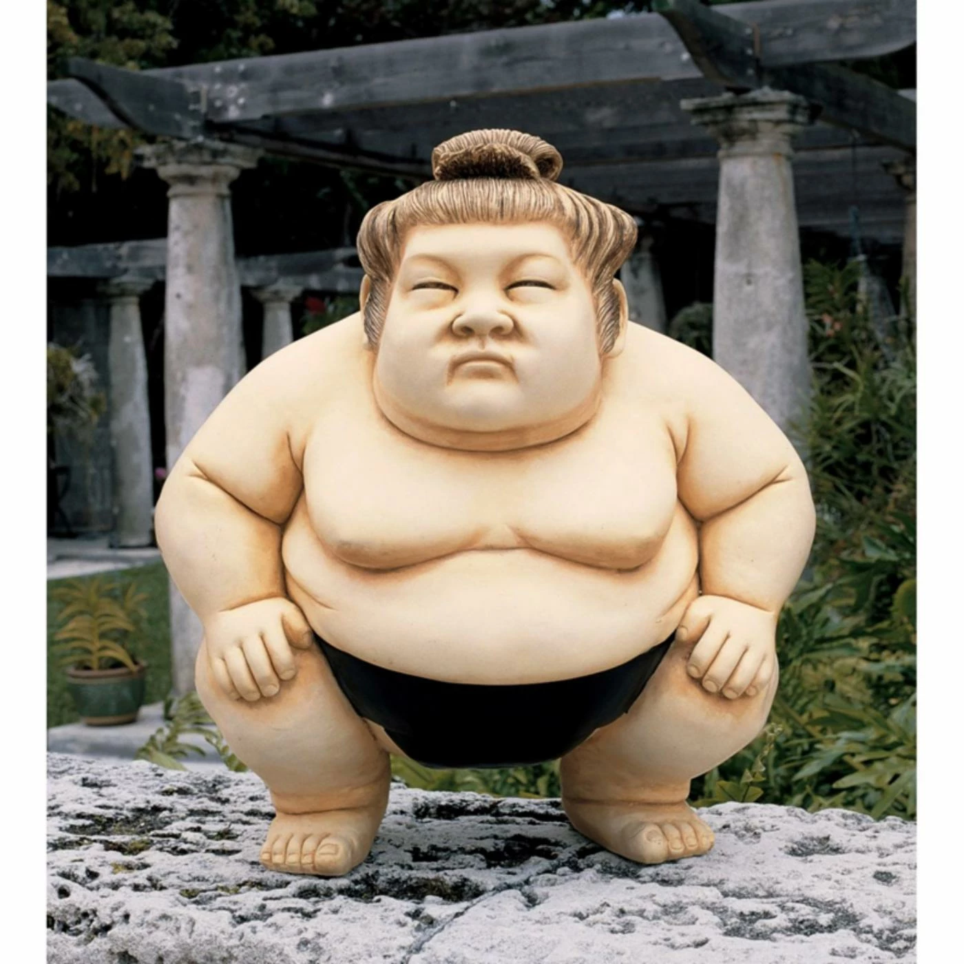 Deals ๐ Design Toscano Oriental Statues Basho The Sumo Wrestler Sculpture ๐ 3 Deals ๐ Design Toscano Oriental Statues Basho The Sumo Wrestler Sculpture ๐
