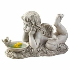 Top 10 🎁 Design Toscano Angel & Cherub Statues ☀️ Summertime Reflections Cherub Garden Sculpture 🎁