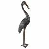 Cheap 👏 Animal Statues Design Toscano Heron Low Head Cast Bronze Garden Statue ❤️ -Garden Statues Shop masterTOSC1985