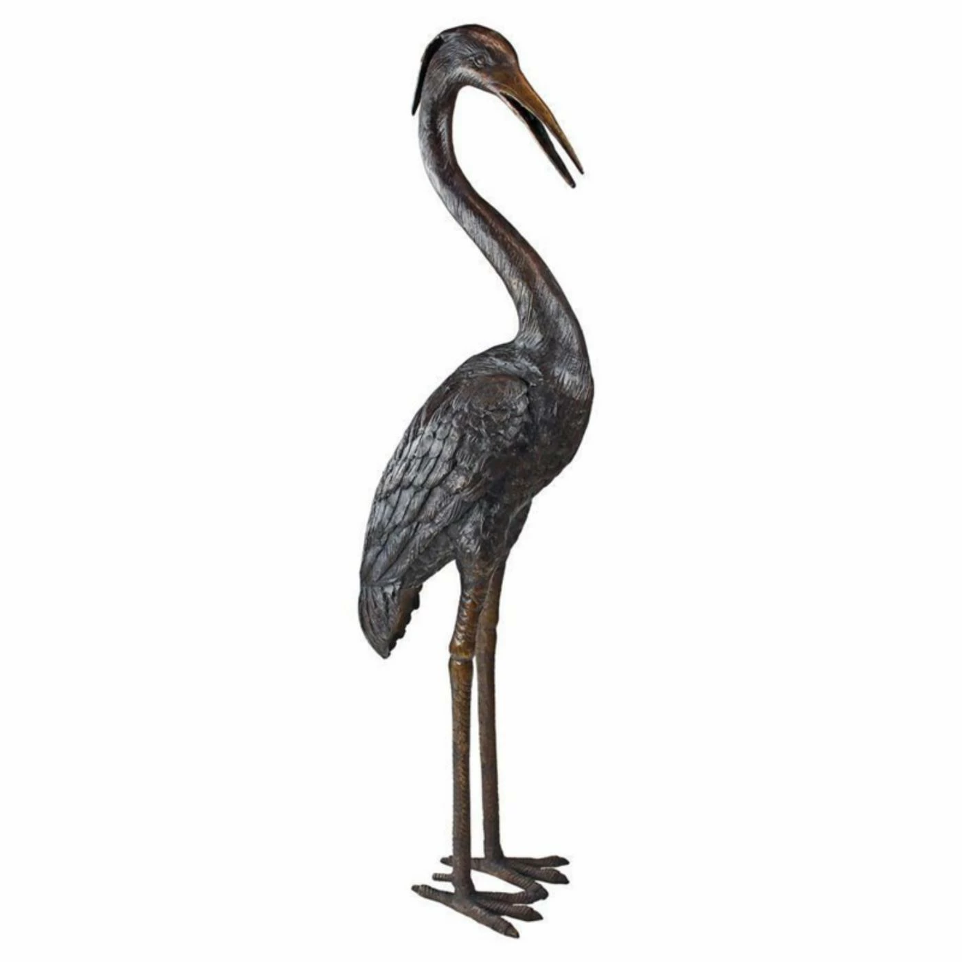 Cheap 👏 Animal Statues Design Toscano Heron Low Head Cast Bronze Garden Statue ❤️ 3 Cheap 👏 Animal Statues Design Toscano Heron Low Head Cast Bronze Garden Statue ❤️
