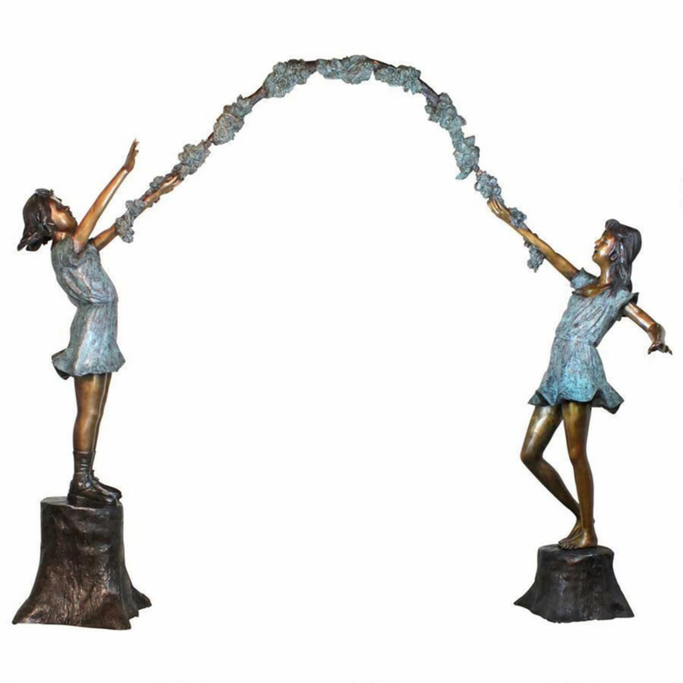 Cheapest ๐คฉ Children Statues Design Toscano Grand Scale Flower Arbor Kids Cast Bronze Garden Statue โ 3 Cheapest ๐คฉ Children Statues Design Toscano Grand Scale Flower Arbor Kids Cast Bronze Garden Statue โ