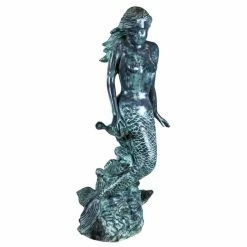 Buy 👍 Other Garden Statues Design Toscano Goddess Of The Sea Mermaid Of The Isles Cast Bronze Garden Statue 👍