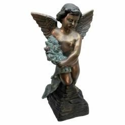 Cheap 😀 Angel & Cherub Statues Design Toscano Staglieno Memorial Angel Cast Bronze Garden Statue 👍