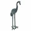 Best Sale ✔️ Animal Statues Design Toscano Emerald Verde Crane Low Head Small Cast Bronze Garden Statue 🎉 -Garden Statues Shop masterTOSC2011