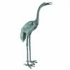 Outlet ⌛ Animal Statues Design Toscano Emerald Verde Large Crane Head High Cast Bronze Garden Statue 🛒 -Garden Statues Shop masterTOSC2016