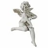 Buy 😍 Angel & Cherub Statues Design Toscano Peaceful Presence Angel Sitter Garden Statue ✨ -Garden Statues Shop masterTOSC2112