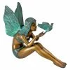 Best Pirce 🥰 Fairy Statues Design Toscano Bird Fairy Garden Statue 😀 -Garden Statues Shop masterTOSC2446