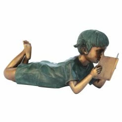 Outlet 🧨 Children Statues Design Toscano Bookworm Girl Garden Statue 🛒